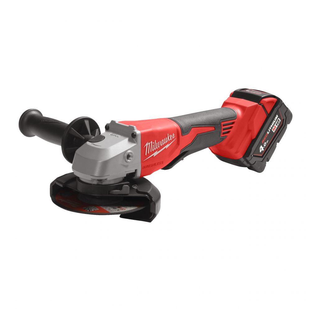 Milwaukee - Akku-Winkelschleifer mit Paddelschalter 125 mm M18 (M18 BLSAG125XPD-402X) 